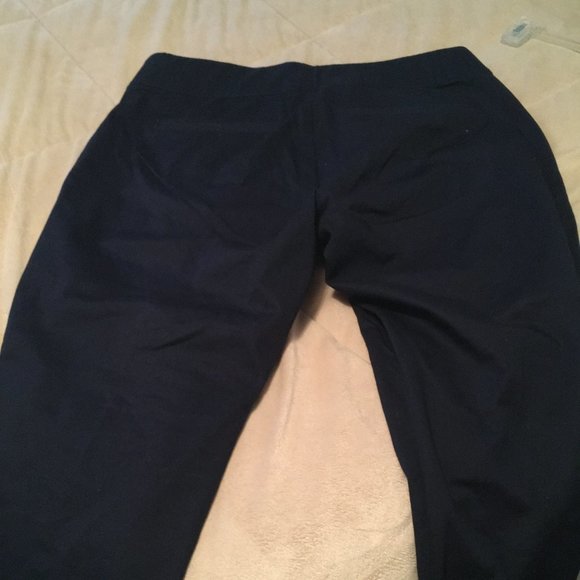 Old Navy Dark Blue Side Zip Crop Pants - Picture 8 of 10